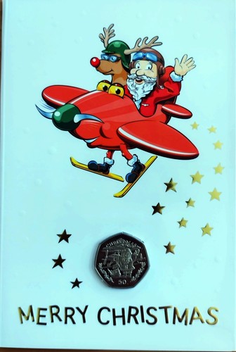 1996 gibraltar christmas 50p - 1996,
