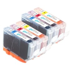 6 C/M/Y Ink Cartridges for Canon PIXMA iP4500 iP6600D MP510 MP610 MP950 Pro 9000