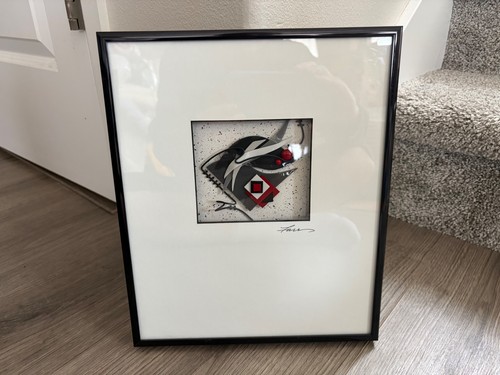 Kathie farr signed framed - signed, art