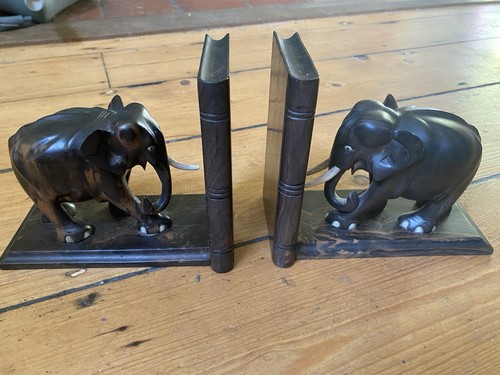 Antique carved ebony wooden - antique,