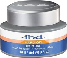 IBD Hard Gel LED/UV Builder Gel - CLEAR- 14g/0.5oz