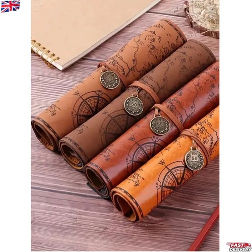 Leather stationery bag - bag,