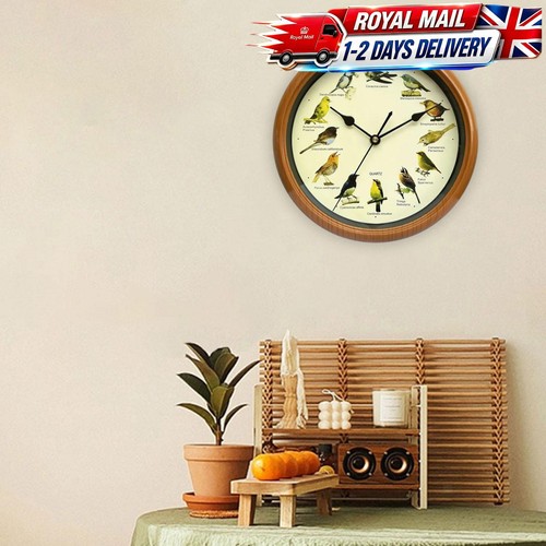 Singing bird wall clock - bird,
