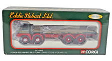 Corgi Model CC10805 Foden S21 8 Wheel Platform Lorry-Eddie Stobart Ltd 1/50 Box.