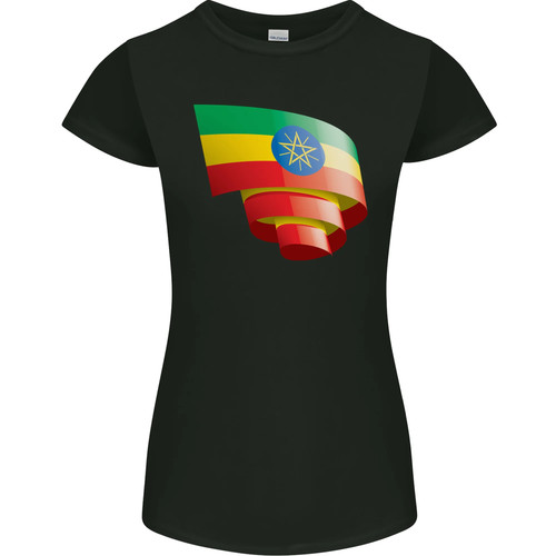 Curled ethiopia flag ethiopian - curled,