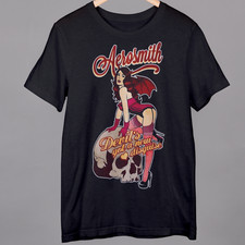 Aerosmith Tshirt black devils got a new disguise small to 4xl fast dispatch