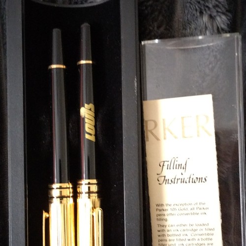Parker metal pen - set, pens