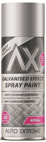 400ml galvanised effect spray - galvanised,