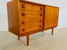 VINTAGE RETRO DANISH MID CENTURY TEAK  SIDEBOARD with DRAWERS BY DOMINO MØBLER