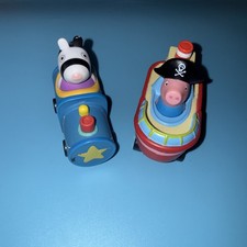 Zoe Zebra train & George Pig
