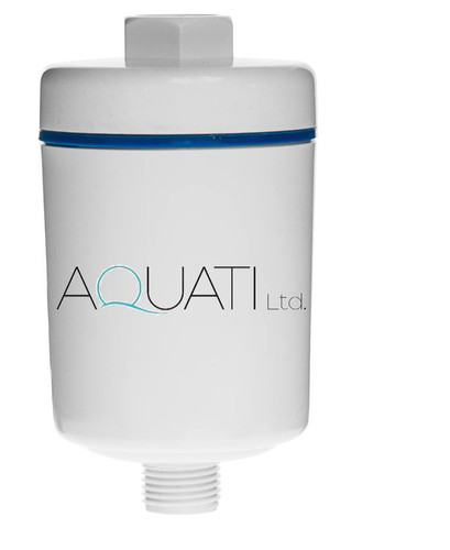 Line shower water filter - in-line,