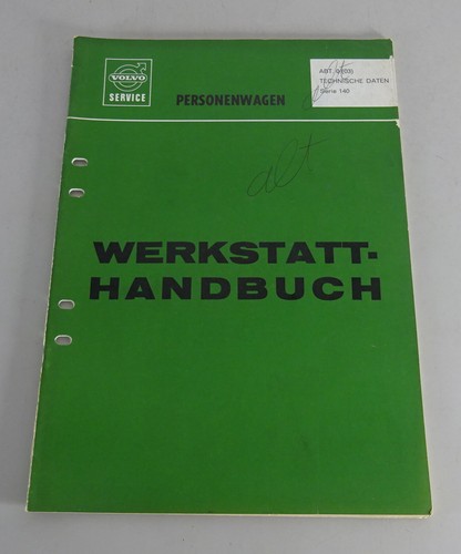 Workshop manual volvo 140 - workshop,