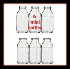 Mini Milk Bottle 4.25oz Retro