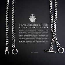 Silver Waldemar Double Albert