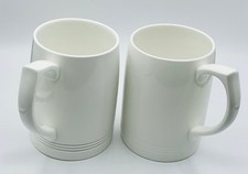 Pair of Keith Murray Vintage / Art Deco Tankards / Mugs - Wedgwood 1930 's