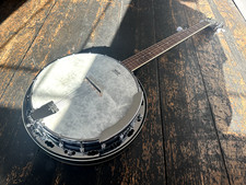 Ozark 2306GBK 5 String Banjo in Black
