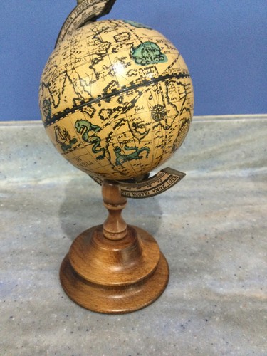 World globe wood - wood, with