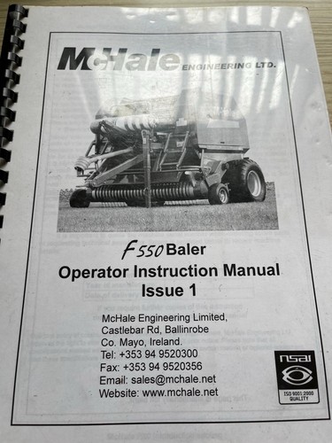 Mchale f550 baler - f550,