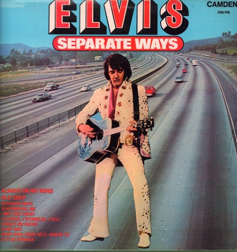Elvis presley separate ways - elvis, lp