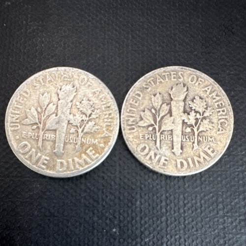 Roosevelt silver dimes lot - roosevelt,