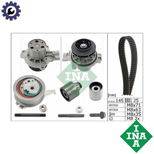 Water pump timing belt kit - pump,