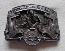 Vintage Budweiser Belt Buckle