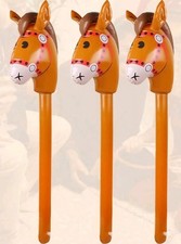 3 Pce Inflatable Hobby Horse - Stag / Hen Party, Cowboy / Country & Western