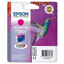 GENUINE EPSON T0803 MAGENTA ink cartridge STYLUS PHOTO PX650 R265 R360 RX560