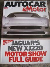 AUTOCAR MAGAZINE SEP 1988 ELAN LOTUS MERC V12 CONVERTIBLE CORRADO ESCORT VITESSE