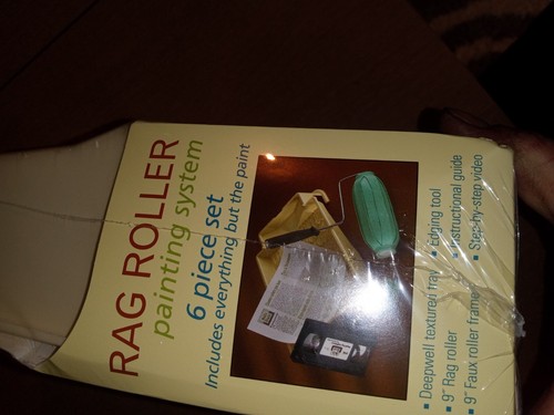 Rag roller painting - rag,