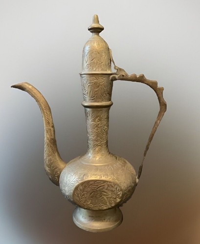 Vintage brass ornate etched - vintage,