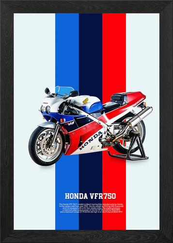 Honda vfr750 framed wall art - vfr750,