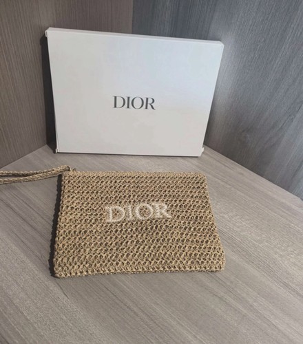 Dior rattan solar clutch make - dior,