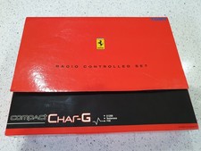 Super Rare - Tomy Super Bit Char-G- Mini RC Car - Ferrari Set