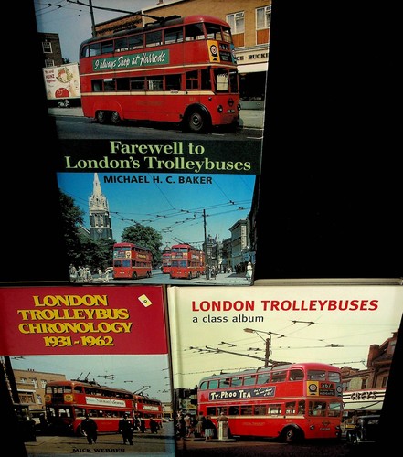 London trolleybus books - trolleybus,