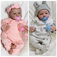 Realistic Reborn Newborn Baby Dolls Handmade Girl/Boy/Twins Lifelike Babies Gift