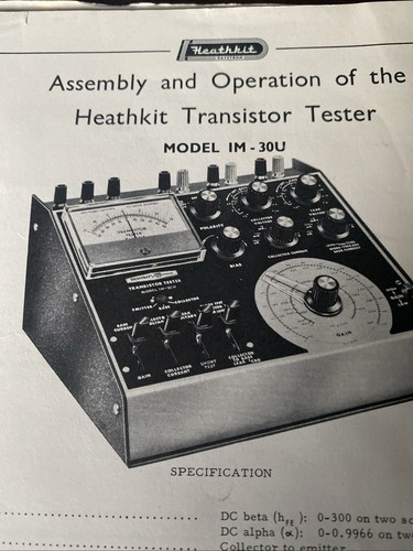 Transistor tester 30u - transistor, im-30u