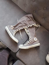Rare Knee High Converse All Stars Chuck Taylors Size 6 UK Excellent Condition