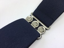 Navy Nurses Retro 50s Ladies 50mm Adjustable Elasticated Elastic Belt xl