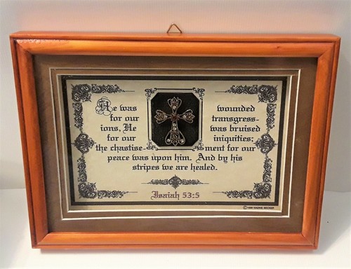 New wood bible verse plaque - new, plaque"by