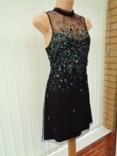 Monsoon sheer black - sheer, sequin