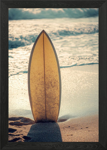 Surfboard sandy beach - beach, #2
