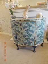 Up-cycled half moon sideboard