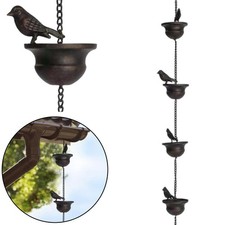 Outdoor Bird Rain Chain Garden