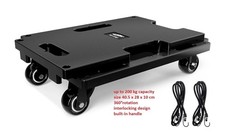 Moving Dolly with 360 Wheels Portable Furniture Garage Materials Toolbox Movers