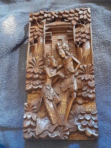 Vintage wood carving - vintage,