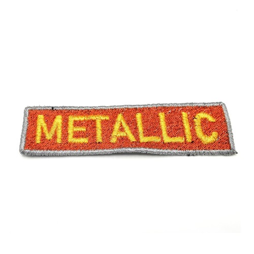Metallic name patch - patch, custom