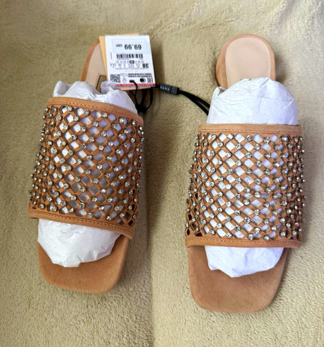 Zara new nude - rhinestone, mesh