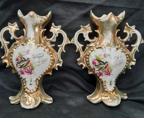 Pair antique porcelain - pair,