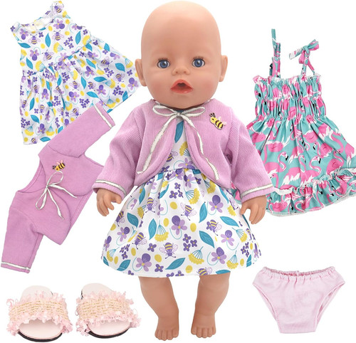 Baby doll clothes - clothes, inch